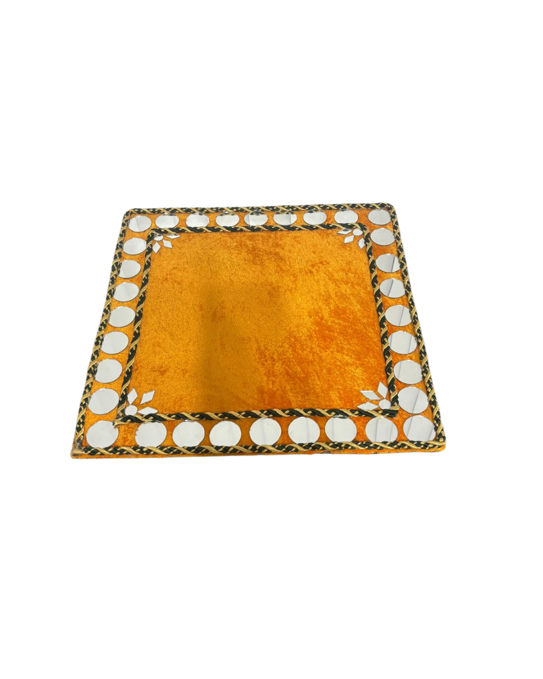 UK Based - 18" Square Mehndi Thaal - Ideal for Mehndi and Dholki nights
