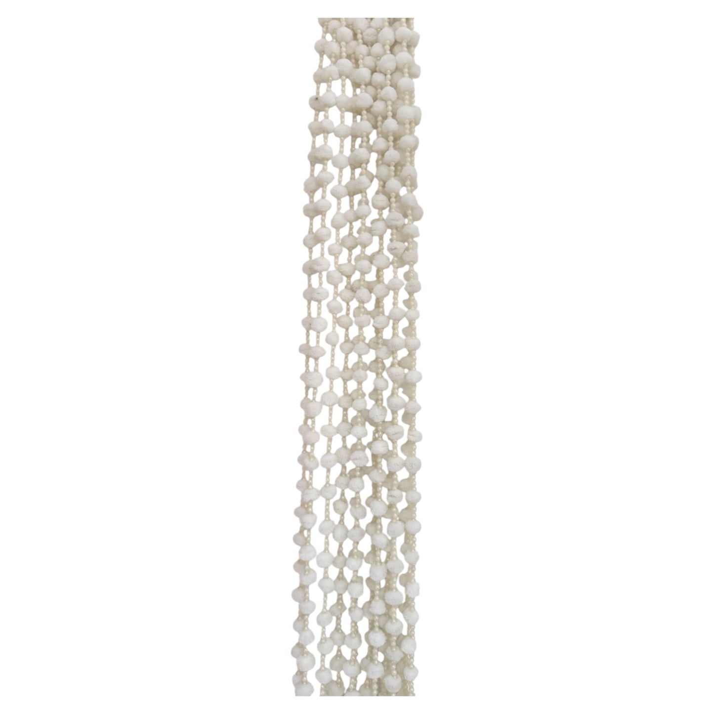UK Based - Garlands/Ladiyan in White with white beads - making your mehndi and dholki special