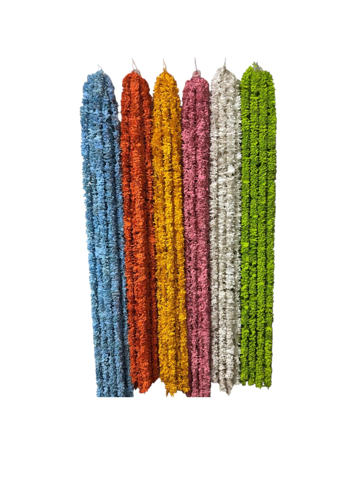 UK Based - 5ft Foam Floral Garlands (Pack of 12) (Green)