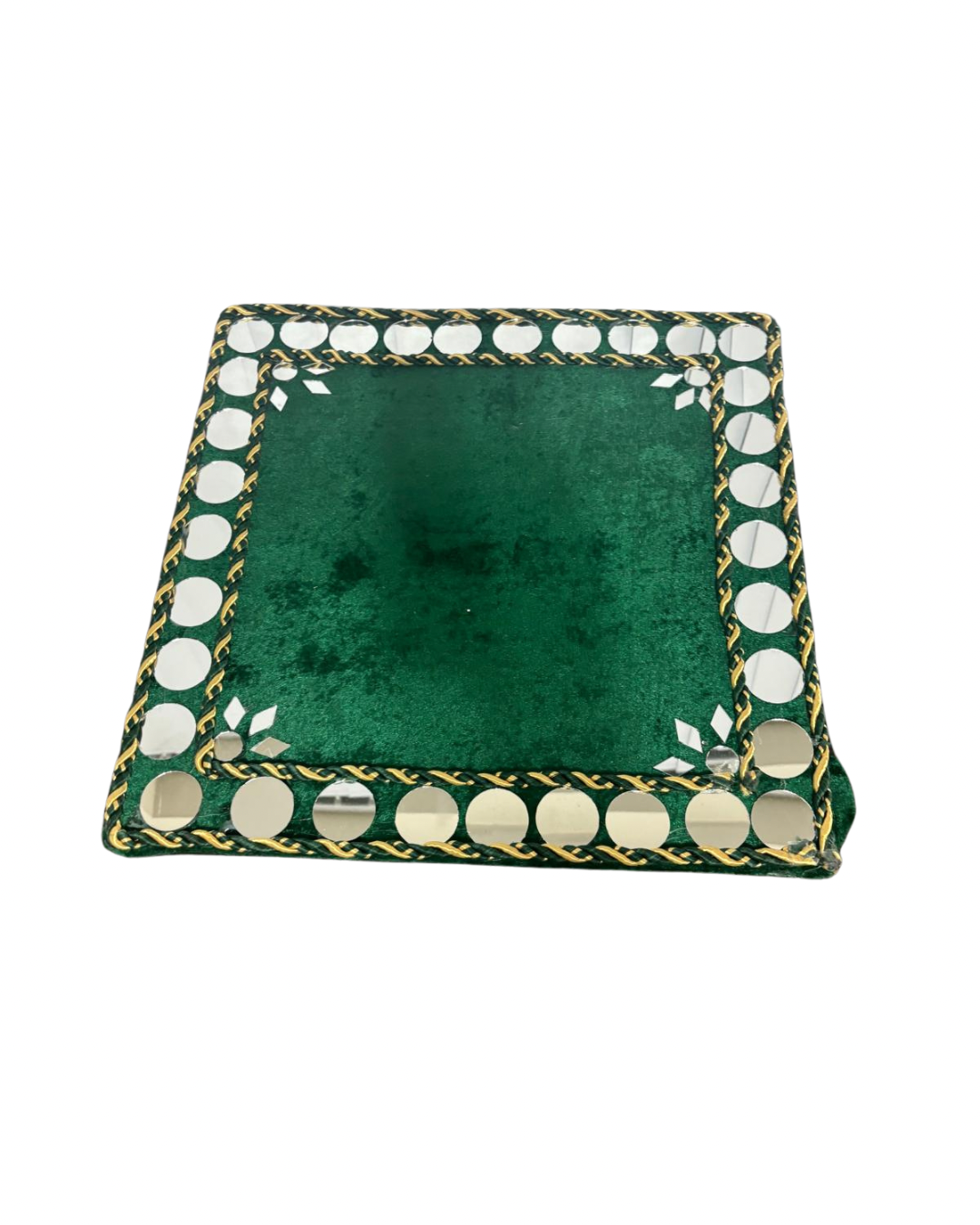 UK Based - 18" Square Mehndi Thaal - Ideal for Mehndi and Dholki nights