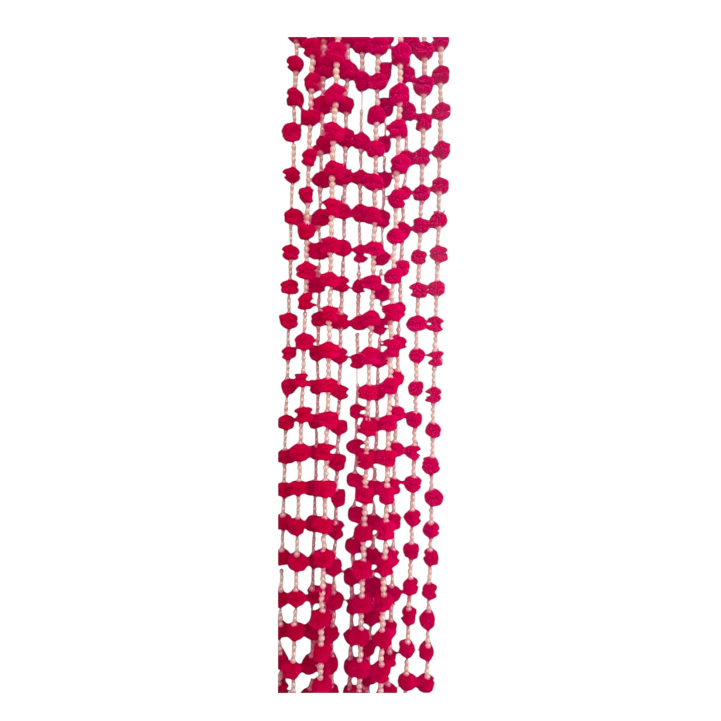 UK Based - Garlands/Ladiyan in Pink with white beads - making your mehndi and dholki special