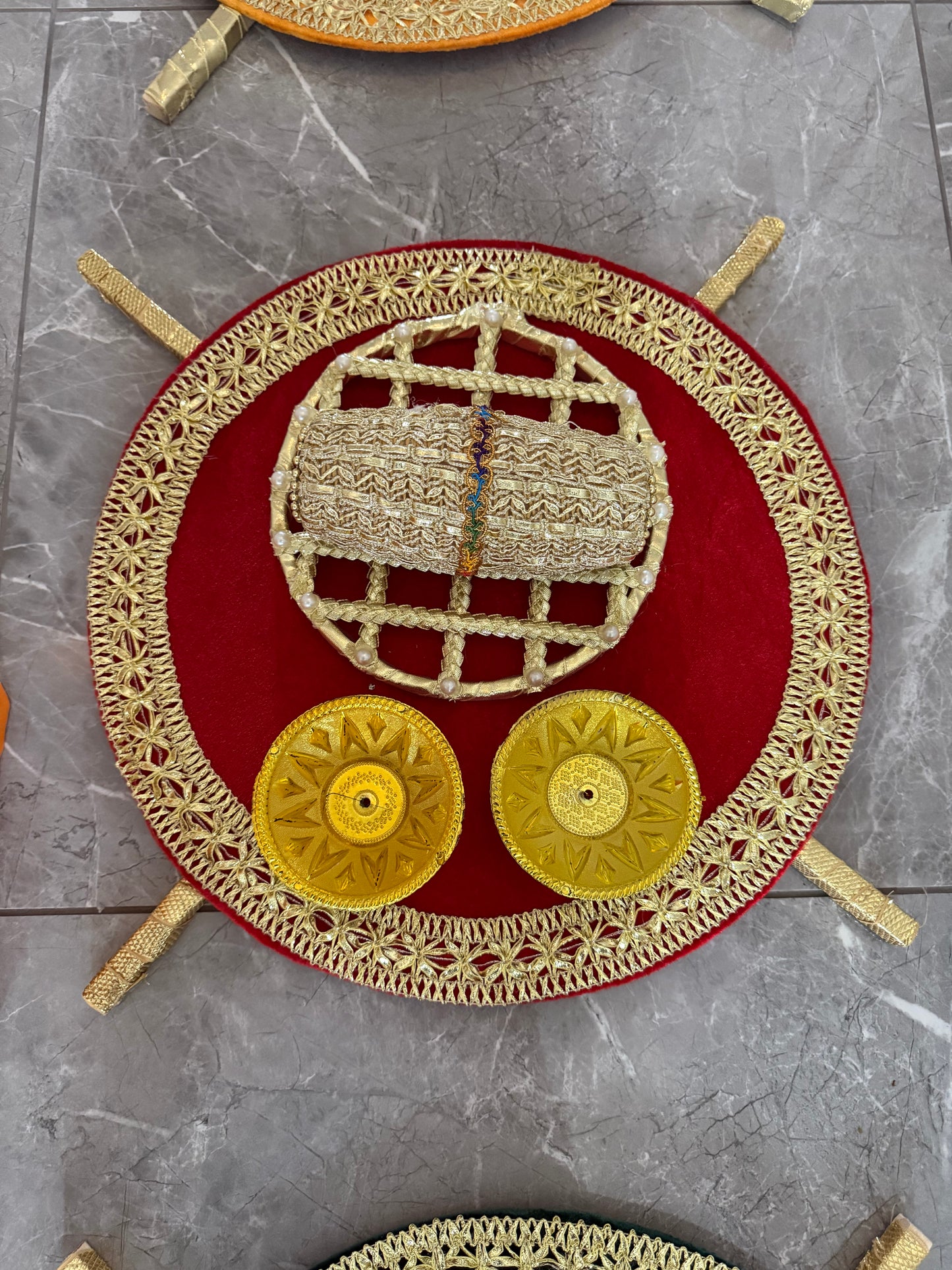 UK Based - 9 inch Jaal Plates - Perfect for adding creativity to Mehndi Thaals