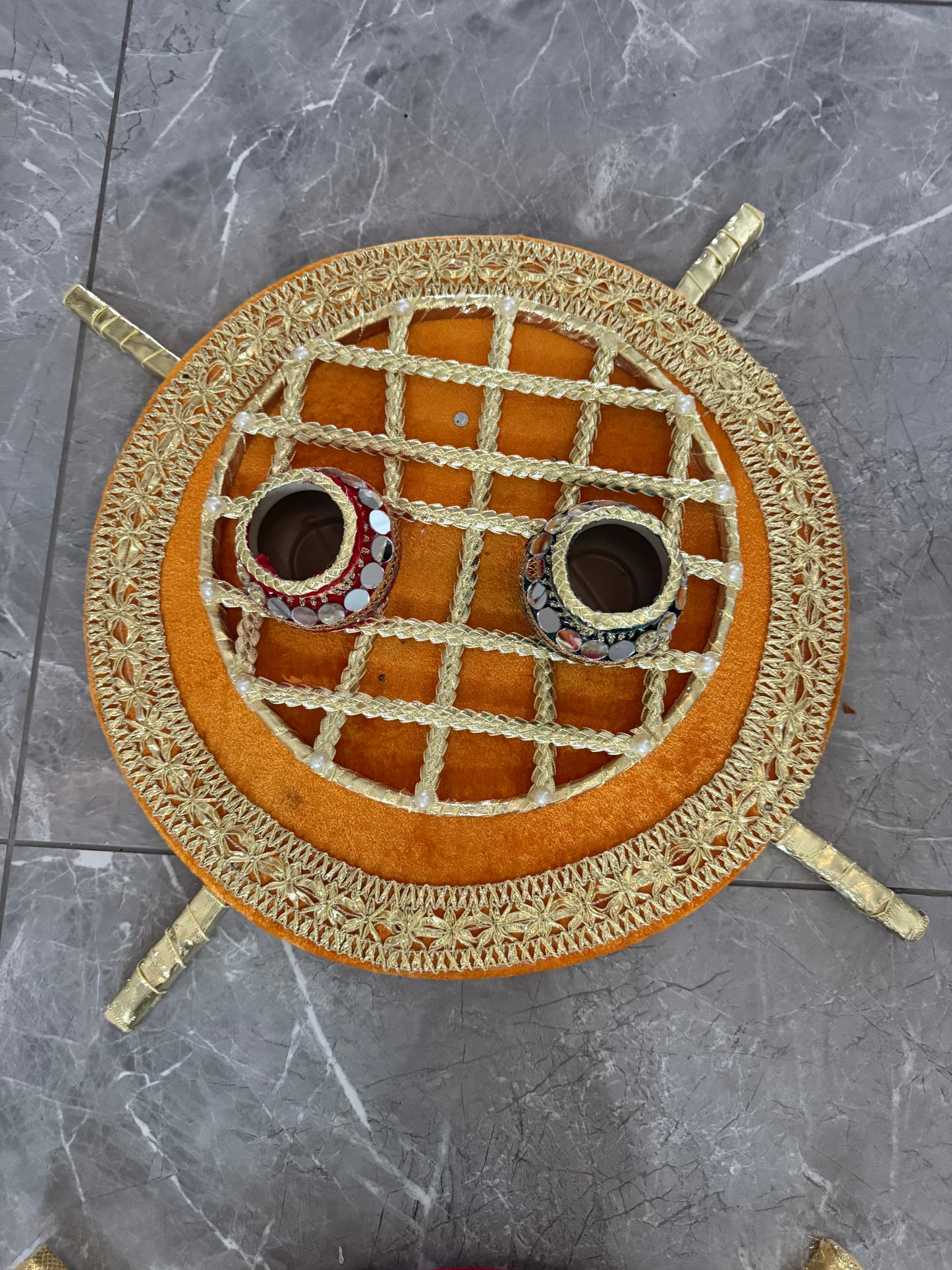 UK Based - 13 inch Jaal Plates - Perfect for adding creativity to Mehndi Thaals