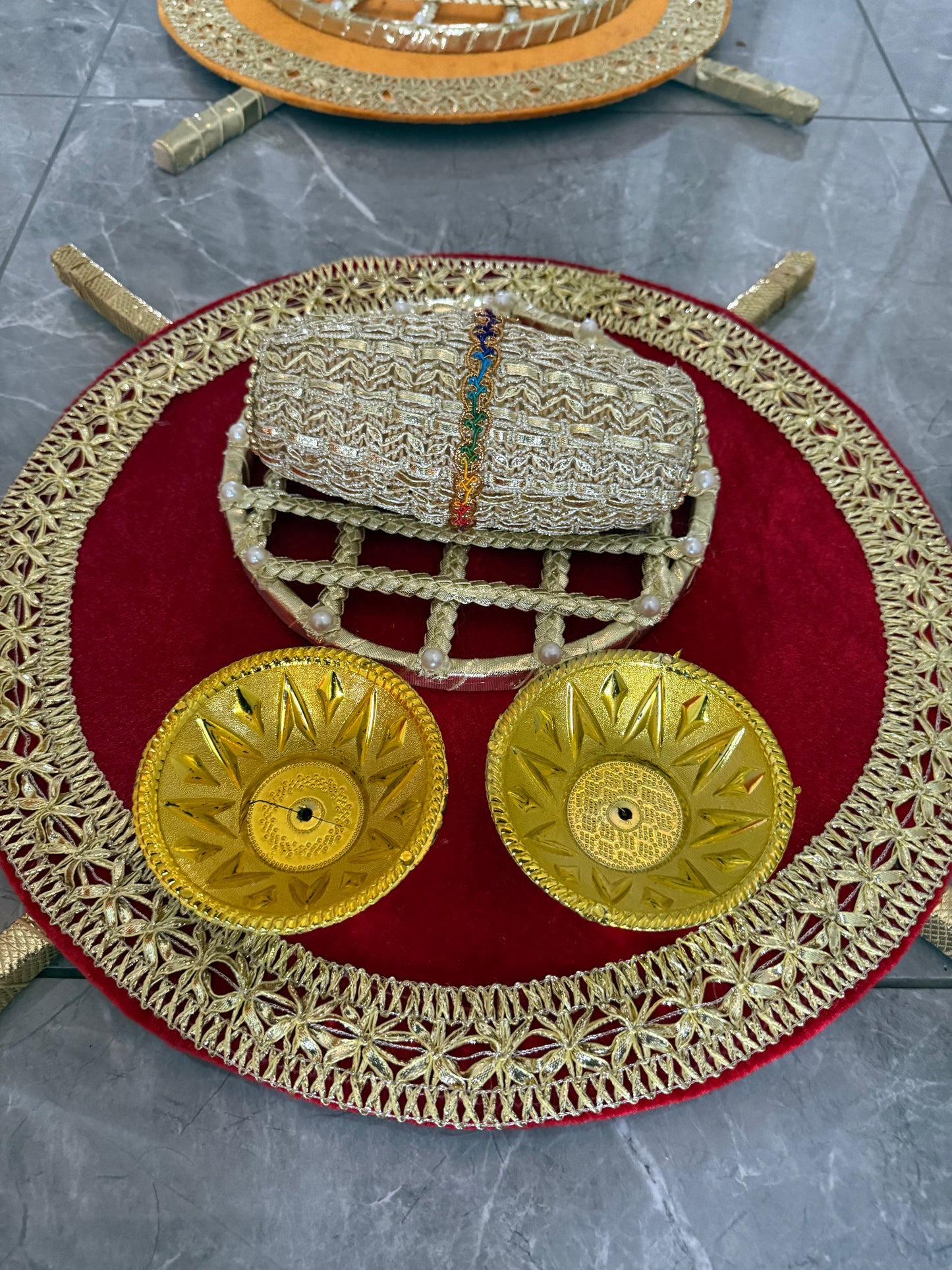 UK Based - 9 inch Jaal Plates - Perfect for adding creativity to Mehndi Thaals