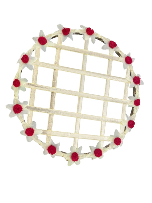 UK Based - 13 inch Jaal Plates - Perfect for adding creativity to Mehndi Thaals