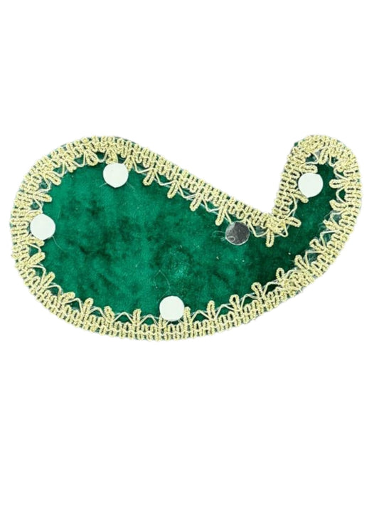 UK Based - Stunning decorated mehndi plates (Leaf Design and Heart Design) - Pack of 3