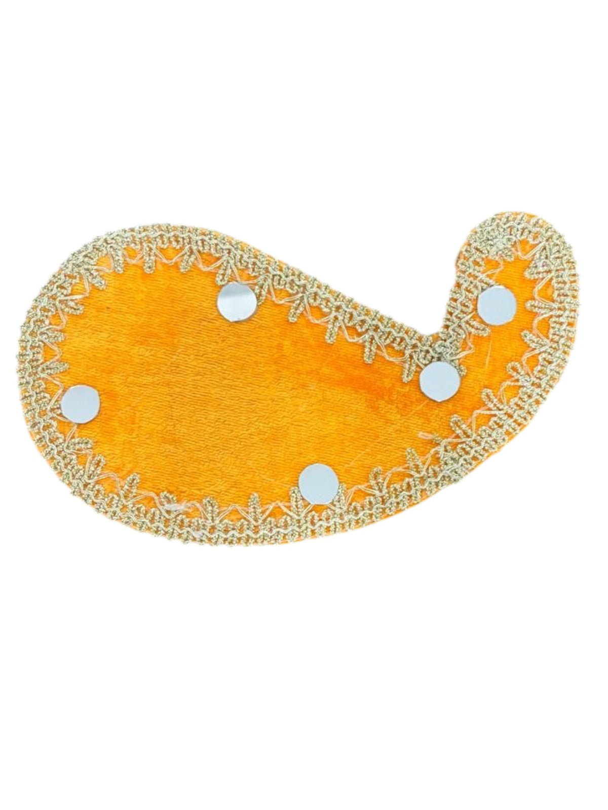 UK Based - Stunning decorated mehndi plates (Leaf Design and Heart Design) - Pack of 3