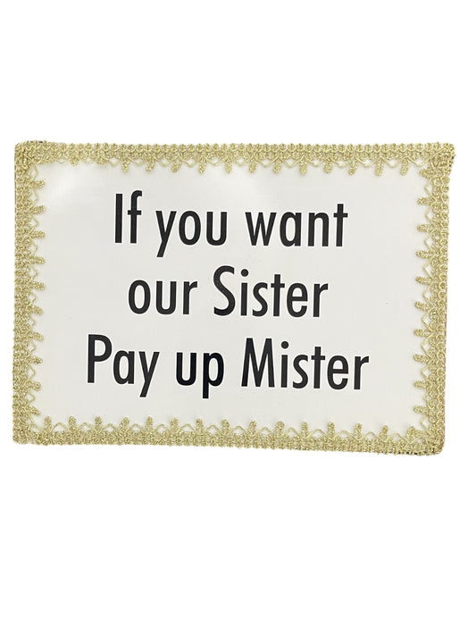 UK Based - Mehndi Sisters/Friends Fun Boards